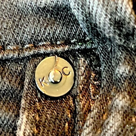 KanCan Jeans 22W Black Distressed at raw hem - Picture 7 of 12